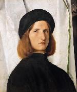 Lorenzo Lotto, Portrait of a Young Man (mk08)